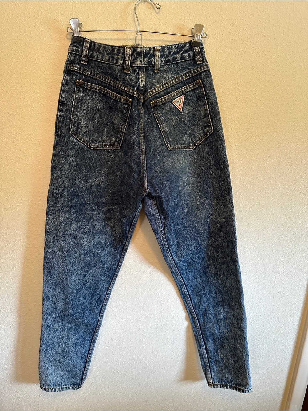 Guess by Marciano women’s Acid Wash Relaxed Jeans - Blue - Picture 4 of 10